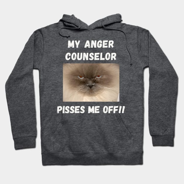 My anger counselor pisses me off Hoodie by Rc tees